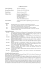 CURRICULUM VITAE Name and Surname: CRISTINA MARCHINI