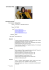 Curriculum Personale Artistico – Professionale