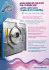 Washing machines With open pocket drum, loW spinning