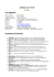 Curriculum vitae - Clown Bignè Animazione