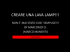 CREARE UNA LAVA LAMP!!!