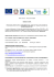 Ufficio Tecnico – Area Lavori Pubblici BANDO DI GARA