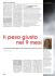 Il peso giusto nei 9 mesi