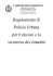 Disciplina della polizia urbana