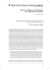 “GReeN StudIeS”: NAtuRA, letteRAtuRA e AMbIeNte