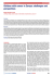 Children with cancer in Europe: challenges and perspectives