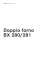 Doppio forno BX 280/281