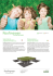 Outdoor module for creating a safe pavement for playgrounds and
