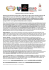 Comunicato Stampa n. 3 del 17 maggio