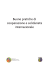 Buone pratiche di cooperazione e solidarietà internazionale