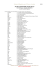 Notiziario bibliografico, Materie e discipline – parte II