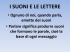 i suoni e le lettere