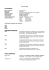 Curriculum Vitae DATI PERSONALI Nome e Cognome