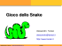 Gioco dello Snake