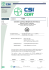 the UNI mark for laminated glass certification