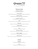 Ristorante - Albany Menus
