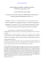 NOTA A CORTE DI CASSAZIONE – SEZIONI UNITE CIVILI