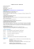 CURRICULUM VITAE – SPRING 2014 Family name: de Stefano