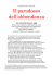 Il paradosso dell`abbondanza