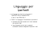 Linguaggio per ipertesti - Server users.dimi.uniud.it