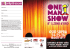 ONE MAN SHOW