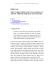 Gillian Ania Tullio Avoledo`s début novel, L`elenco