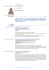 Curriculum Vitae - Master in Diritti Umani, Migrazioni, Sviluppo