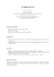 short CV - Dipartimento di Matematica