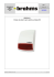 B0SEAL01 Sirena da esterno per sistema wireless B0