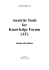 Analytic Tools for Knowledge Forum (AT)