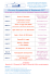 Il calendario degli incontri