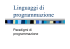 Linguaggi di programmazione - UniCam