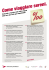 Factsheet per neopatentati Come viaggiare sereni. Domande e