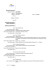 Informazioni personali Occupazione desiderata / Settore