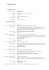 Curriculum vitae