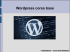 Slide corse base wordpress