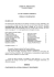 Documento in Aggiornamento