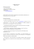 CURRICULUM VITAE Fabrizio Carrera Informazioni personali