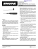 Microflex MX100 Series Wired Lavalier Microphones User`s Guide