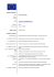Formato Europeo per il Curriculum Vitae