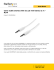 Cavo audio stereo slim da 3,5 mm bianco 2 m