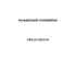 Investimenti immobiliari Alberto Bertoni