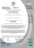 Il certificato nazionale di conformità ISO 9001-2008 n