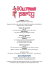 il programma completo delle serate
