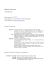 DIEGO CARNEVALE Curriculum vitae