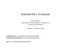 matematica in giallo - Dipartimento di Matematica "Ulisse Dini"