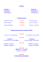 Gironi Finale 1° e 2° posto