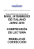 nivel intermedio de italiano junio 2016 comprensión de