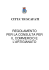 REGOLAMENTO PER LA CONSULTA PER IL COMMERCIO E L