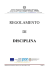 Regolamento Disciplinare
